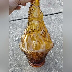 Amber Made In Italy Bottle VINTAGE OLD